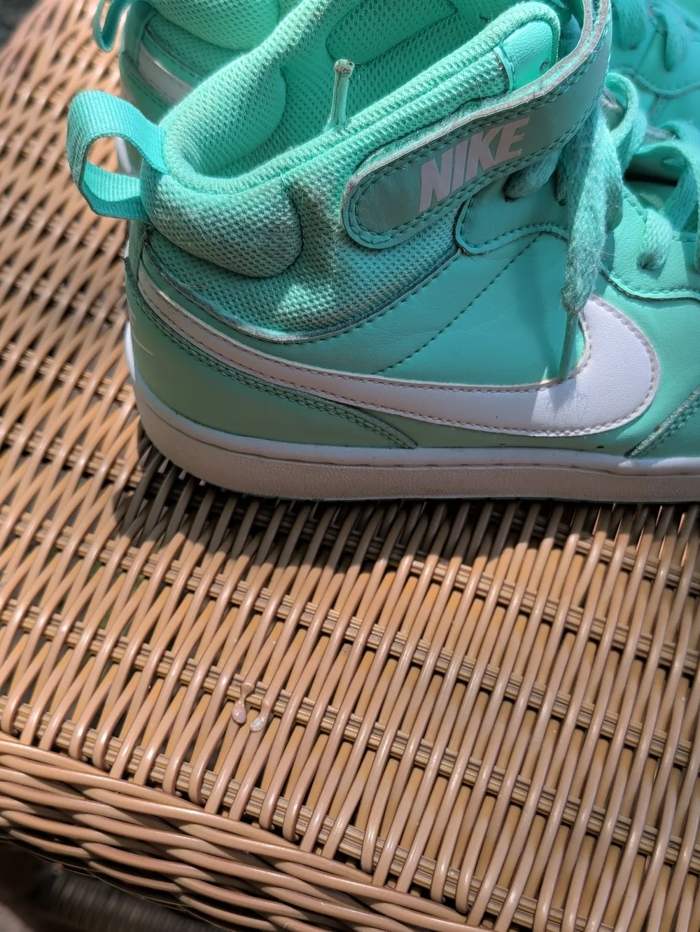 Nike Court Borough Mid 2 Casual Emerald Kids Youth 6.5